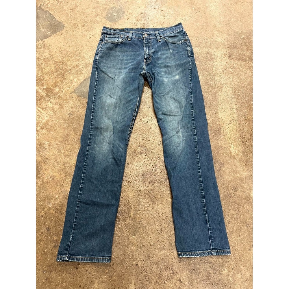 Levi's 541 Athletic Fit Jeans Mens 32x34 Midnight Denim Cotton Stretch Taper Leg